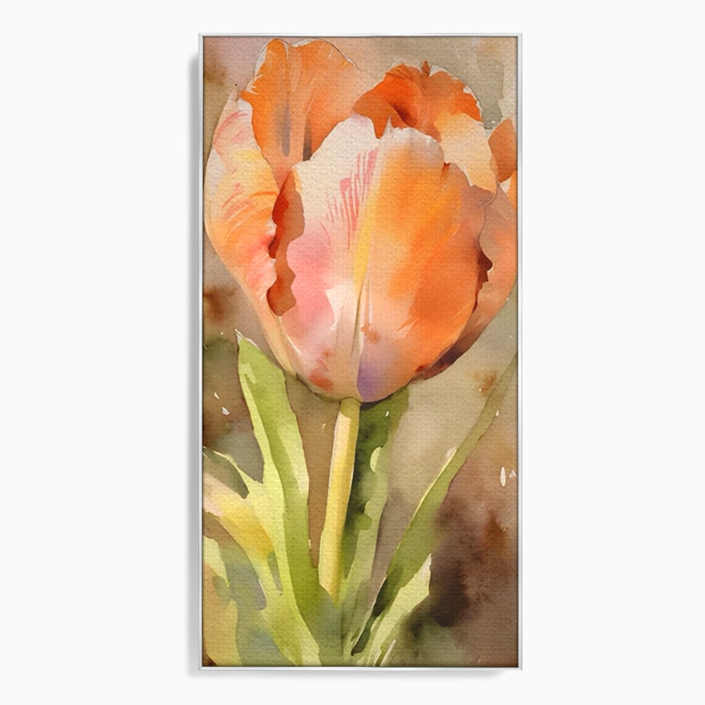 Tablou Canvas Premium LuxCanva® A1436, Laleaua Roz , Decorativ, Pictura, Floare, Planta, Natura, Dormitor, Culori Vibrante