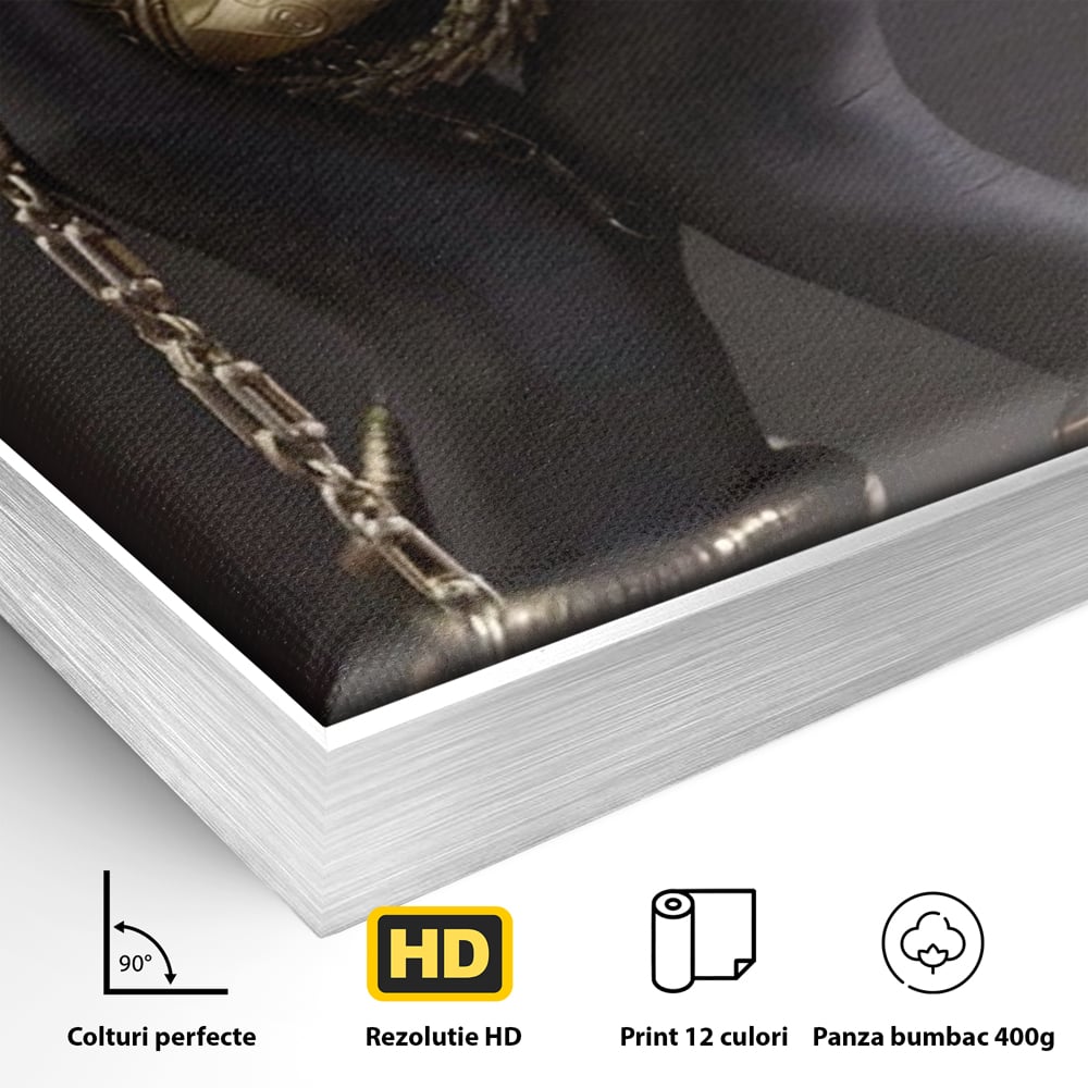 Tablou Canvas Premium LuxCanva® A1440, Maini Aurii , Decorativ, Bijuterii, Palme, Room, Culori Vibrante