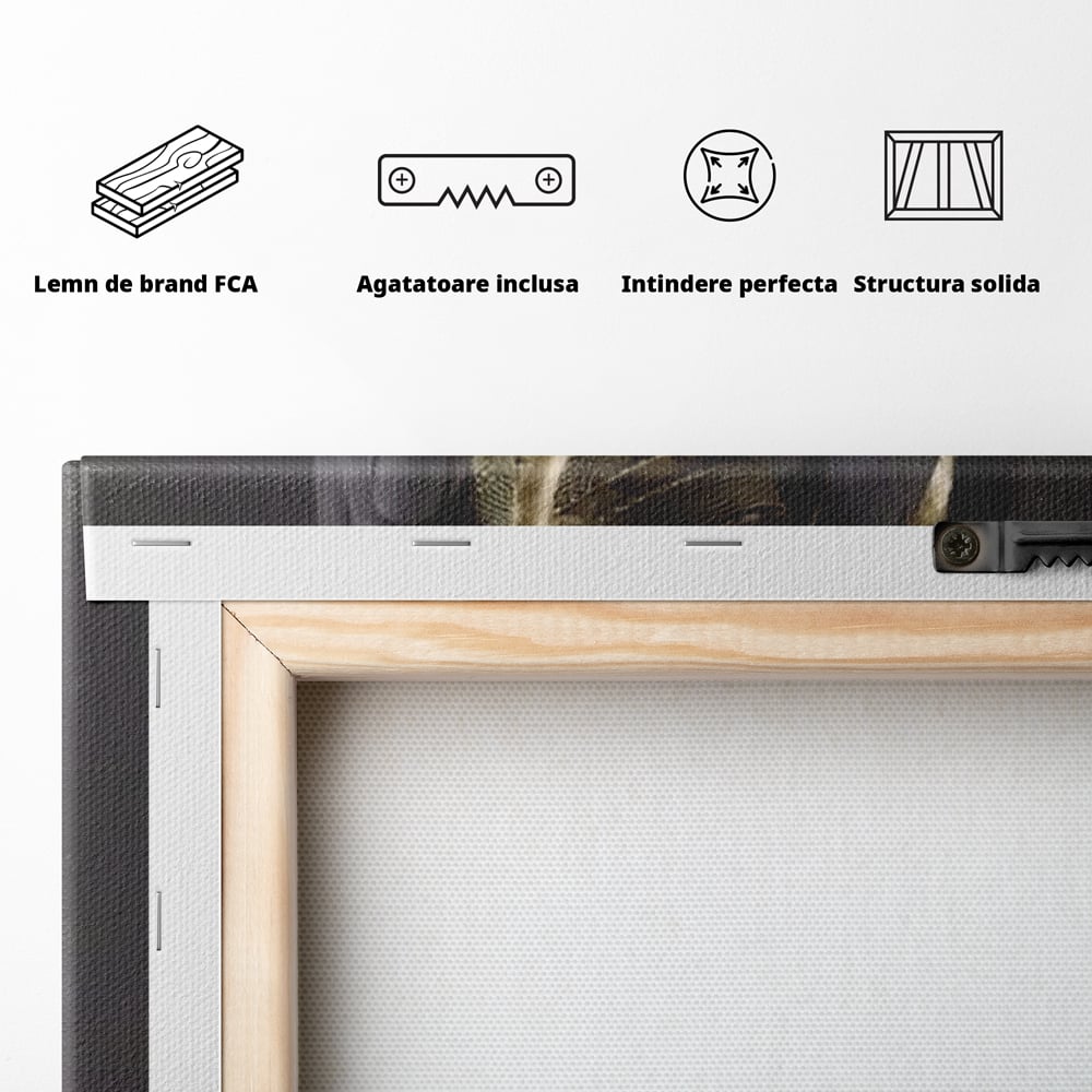 Tablou Canvas Premium LuxCanva® A1440, Maini Aurii , Decorativ, Bijuterii, Palme, Room, Culori Vibrante
