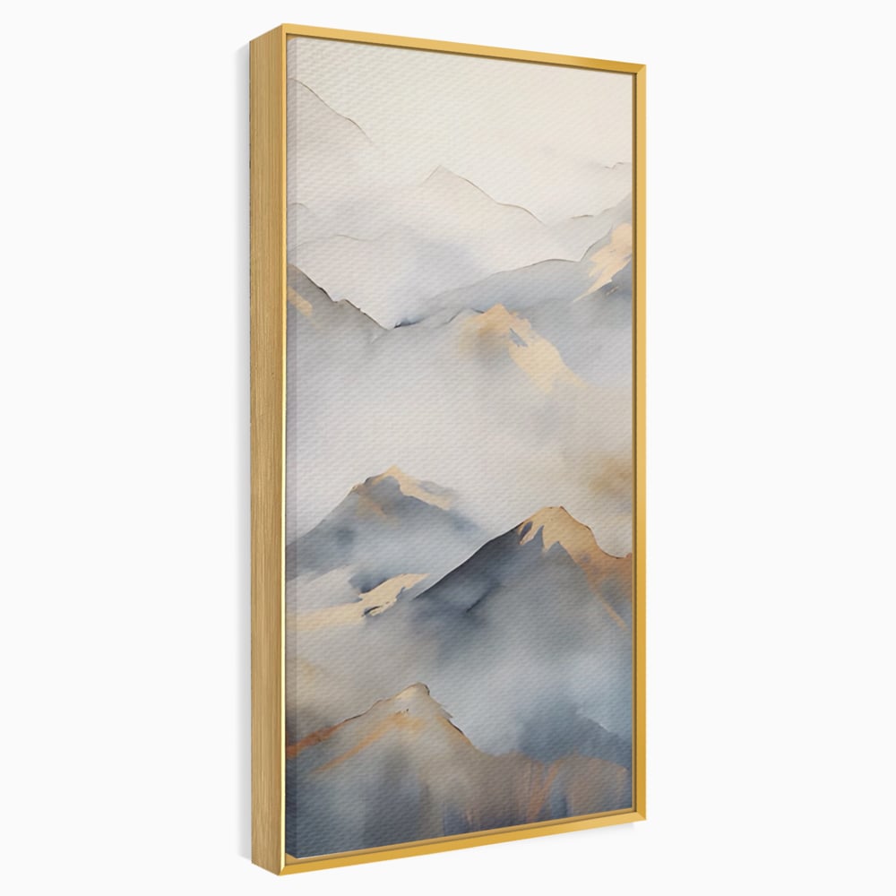 Tablou Canvas Premium LuxCanva® A1446, Munti Aurii ,  Room, Decorativ, Crestele Muntilor, Natura, Peisaj, Living, Culori Vibrante