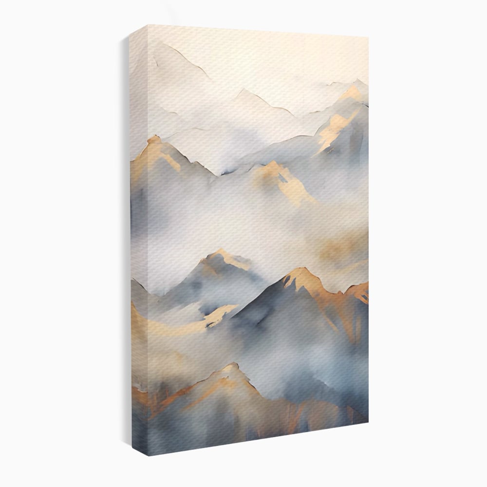 Tablou Canvas Premium LuxCanva® A1446, Munti Aurii ,  Room, Decorativ, Crestele Muntilor, Natura, Peisaj, Living, Culori Vibrante