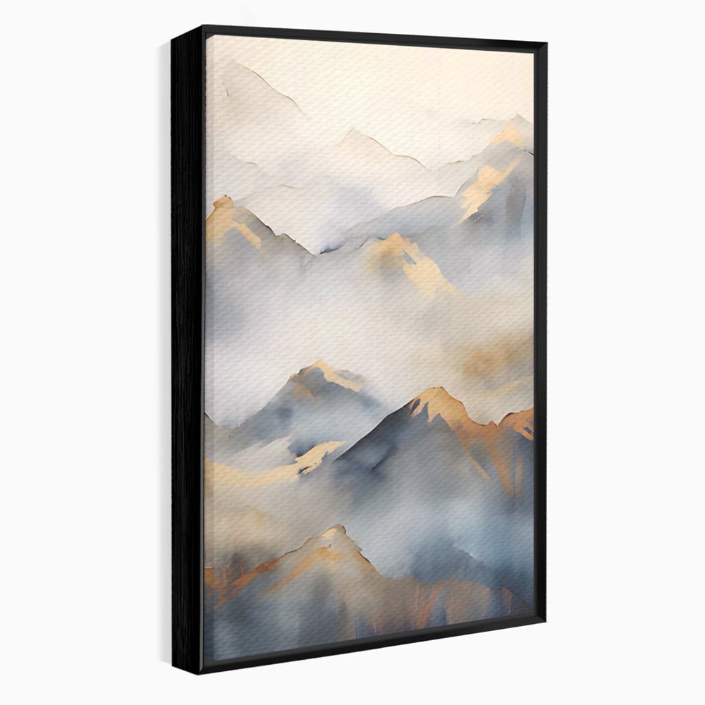 Tablou Canvas Premium LuxCanva® A1446, Munti Aurii ,  Room, Decorativ, Crestele Muntilor, Natura, Peisaj, Living, Culori Vibrante
