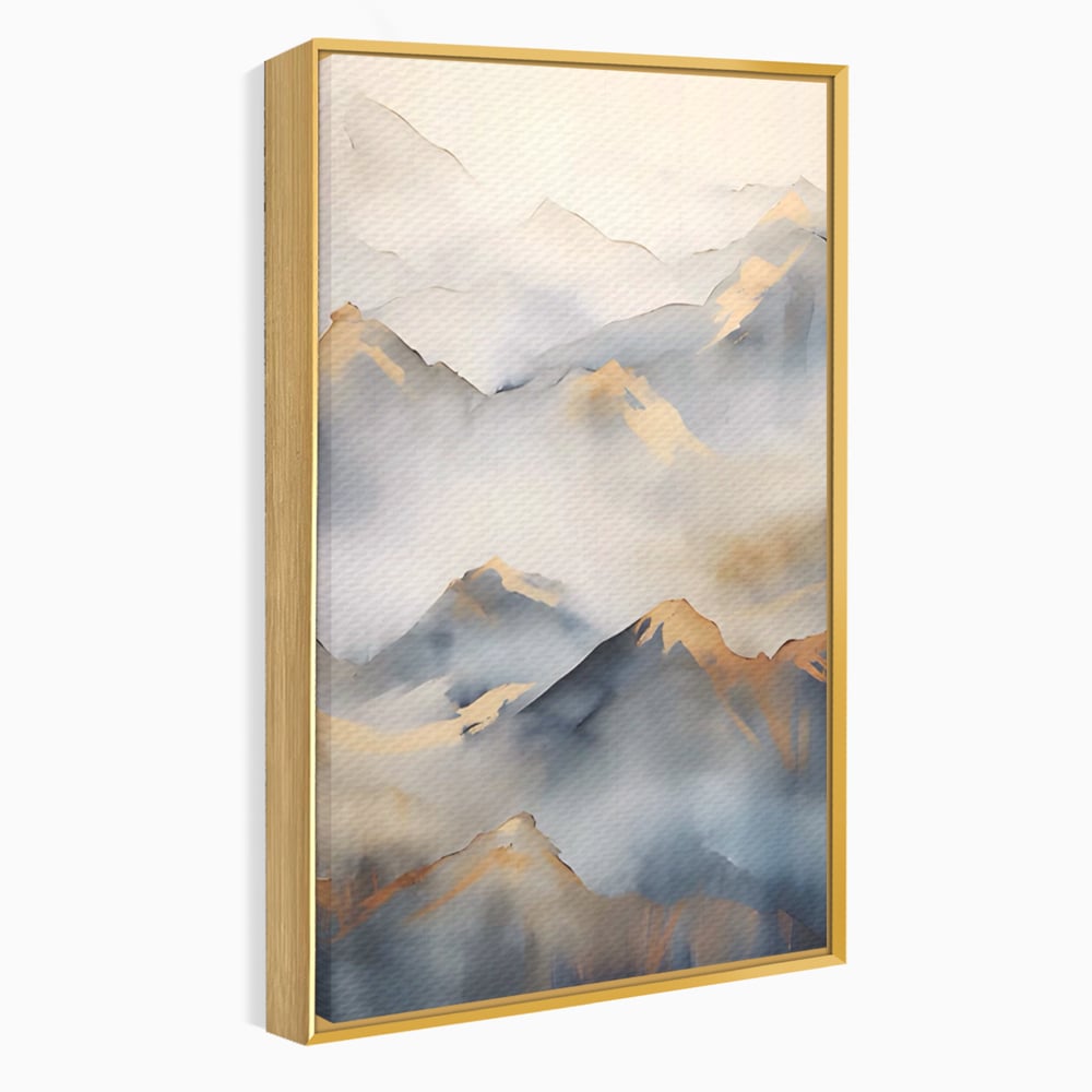 Tablou Canvas Premium LuxCanva® A1446, Munti Aurii ,  Room, Decorativ, Crestele Muntilor, Natura, Peisaj, Living, Culori Vibrante