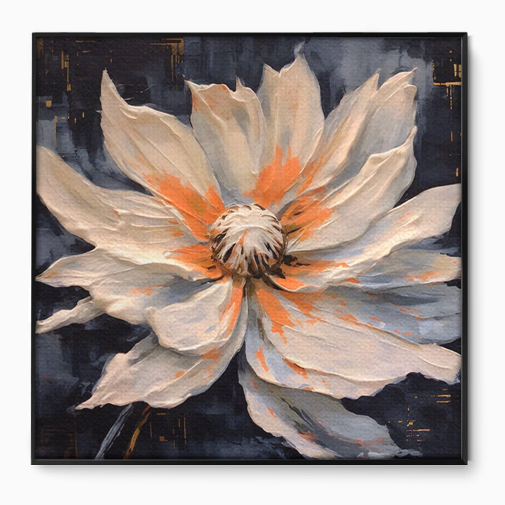 Tablou Canvas Premium LuxCanva® A1457, Viziune Florala,  Decorativ, Living, Planta, Petale, Natura, Infloritor, Culori Vibrante