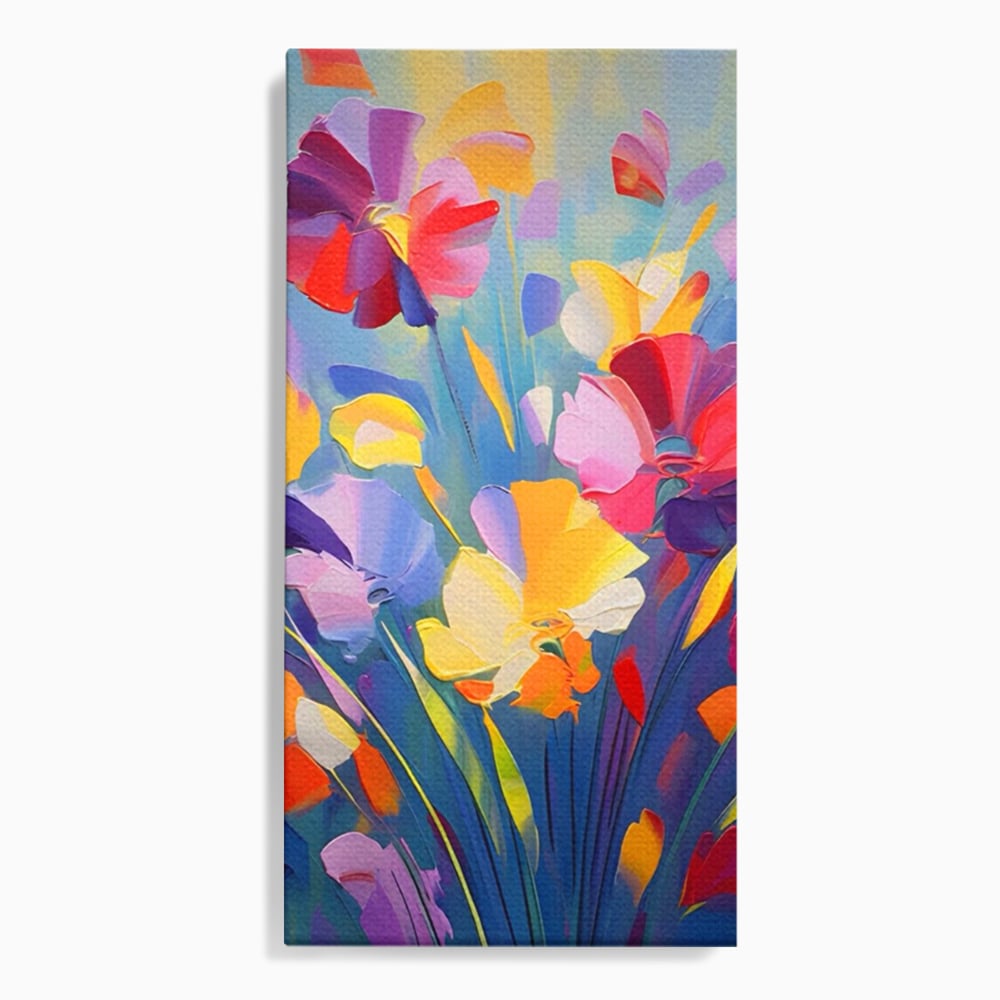 Leinwandbilder Premium LuxCanva® A1458, Blumenmonat, dekorativ, dekorativ, lebendig, Pflanze, Blumenstrauß, farbenfroh, lebendige Farben