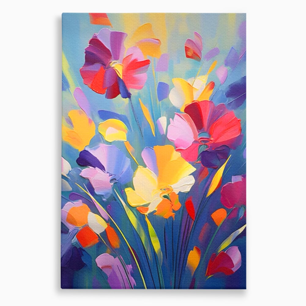 Leinwandbilder Premium LuxCanva® A1458, Blumenmonat, dekorativ, dekorativ, lebendig, Pflanze, Blumenstrauß, farbenfroh, lebendige Farben