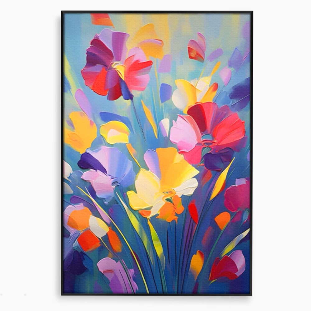 Leinwandbilder Premium LuxCanva® A1458, Blumenmonat, dekorativ, dekorativ, lebendig, Pflanze, Blumenstrauß, farbenfroh, lebendige Farben