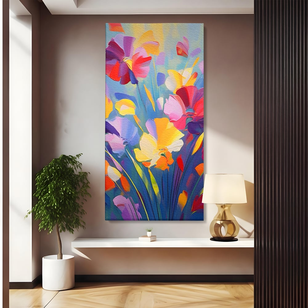 Leinwandbilder Premium LuxCanva® A1458, Blumenmonat, dekorativ, dekorativ, lebendig, Pflanze, Blumenstrauß, farbenfroh, lebendige Farben