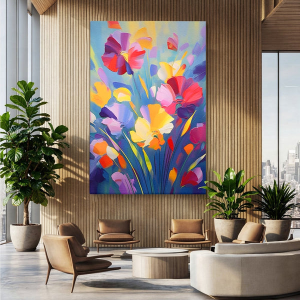 Leinwandbilder Premium LuxCanva® A1458, Blumenmonat, dekorativ, dekorativ, lebendig, Pflanze, Blumenstrauß, farbenfroh, lebendige Farben