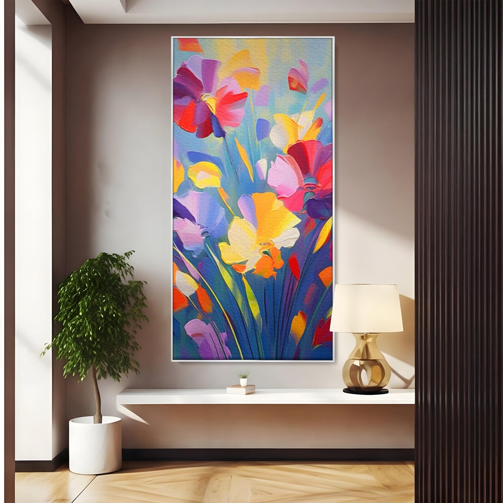 Leinwandbilder Premium LuxCanva® A1458, Blumenmonat, dekorativ, dekorativ, lebendig, Pflanze, Blumenstrauß, farbenfroh, lebendige Farben
