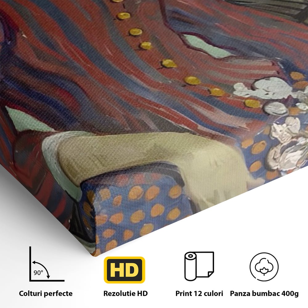 Tablou Canvas Premium LuxCanva® A1462, La Mousme , Galerie De Arta, Van Gogh, Artist, Celebritate, Opera, Room, Culori Vibrante