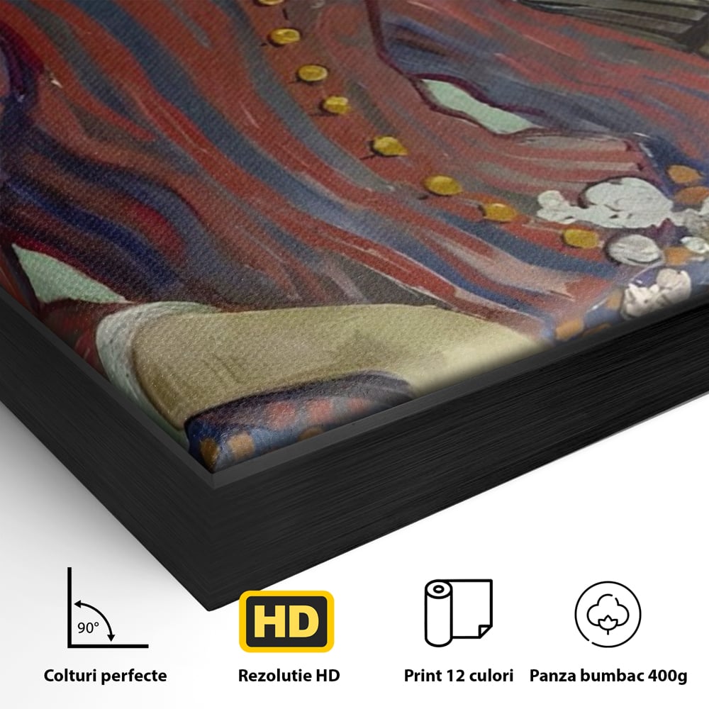 Tablou Canvas Premium LuxCanva® A1462, La Mousme , Galerie De Arta, Van Gogh, Artist, Celebritate, Opera, Room, Culori Vibrante