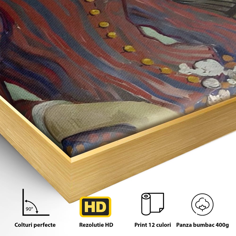 Tablou Canvas Premium LuxCanva® A1462, La Mousme , Galerie De Arta, Van Gogh, Artist, Celebritate, Opera, Room, Culori Vibrante