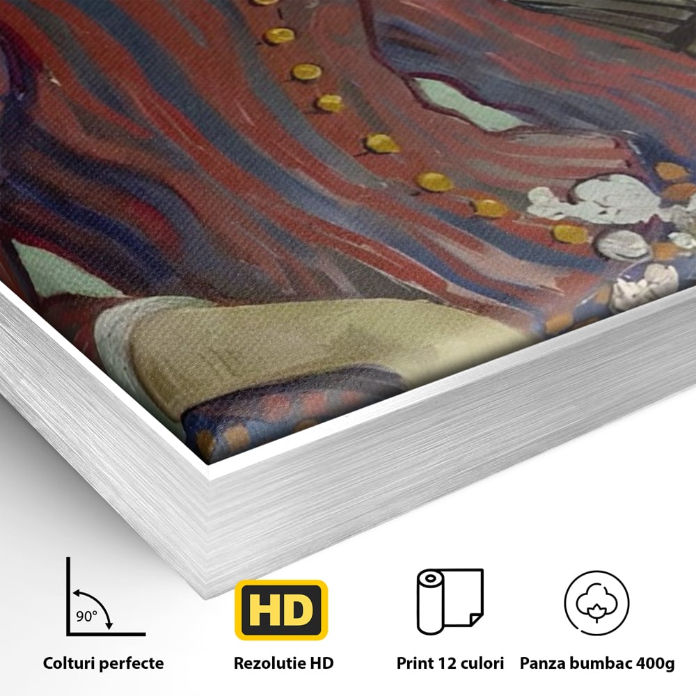 Tablou Canvas Premium LuxCanva® A1462, La Mousme , Galerie De Arta, Van Gogh, Artist, Celebritate, Opera, Room, Culori Vibrante