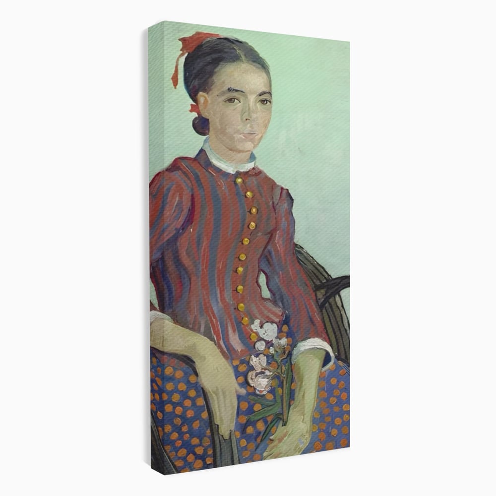 Tablou Canvas Premium LuxCanva® A1462, La Mousme , Galerie De Arta, Van Gogh, Artist, Celebritate, Opera, Room, Culori Vibrante
