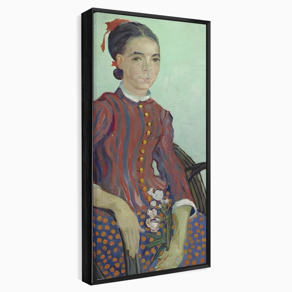 Tablou Canvas Premium LuxCanva® A1462, La Mousme , Galerie De Arta, Van Gogh, Artist, Celebritate, Opera, Room, Culori Vibrante