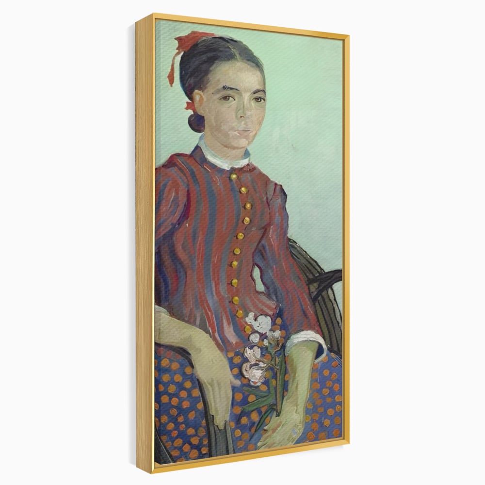 Tablou Canvas Premium LuxCanva® A1462, La Mousme , Galerie De Arta, Van Gogh, Artist, Celebritate, Opera, Room, Culori Vibrante