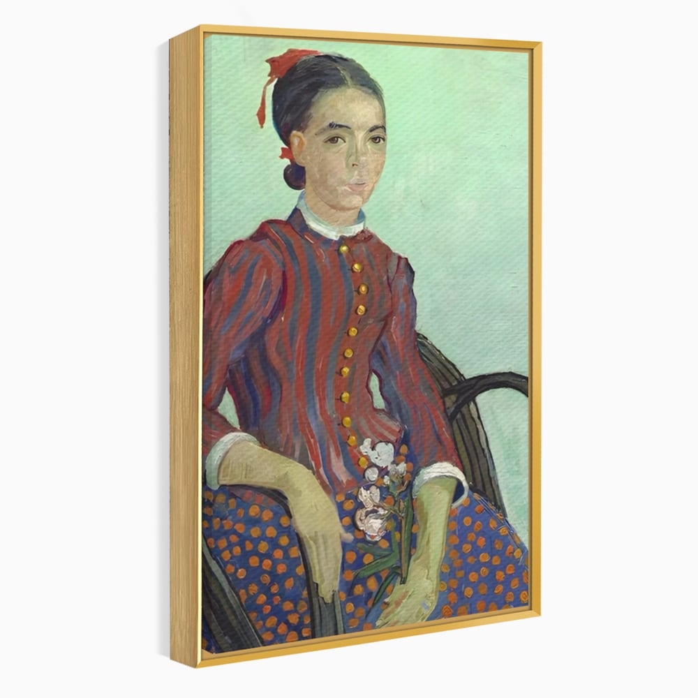 Tablou Canvas Premium LuxCanva® A1462, La Mousme , Galerie De Arta, Van Gogh, Artist, Celebritate, Opera, Room, Culori Vibrante