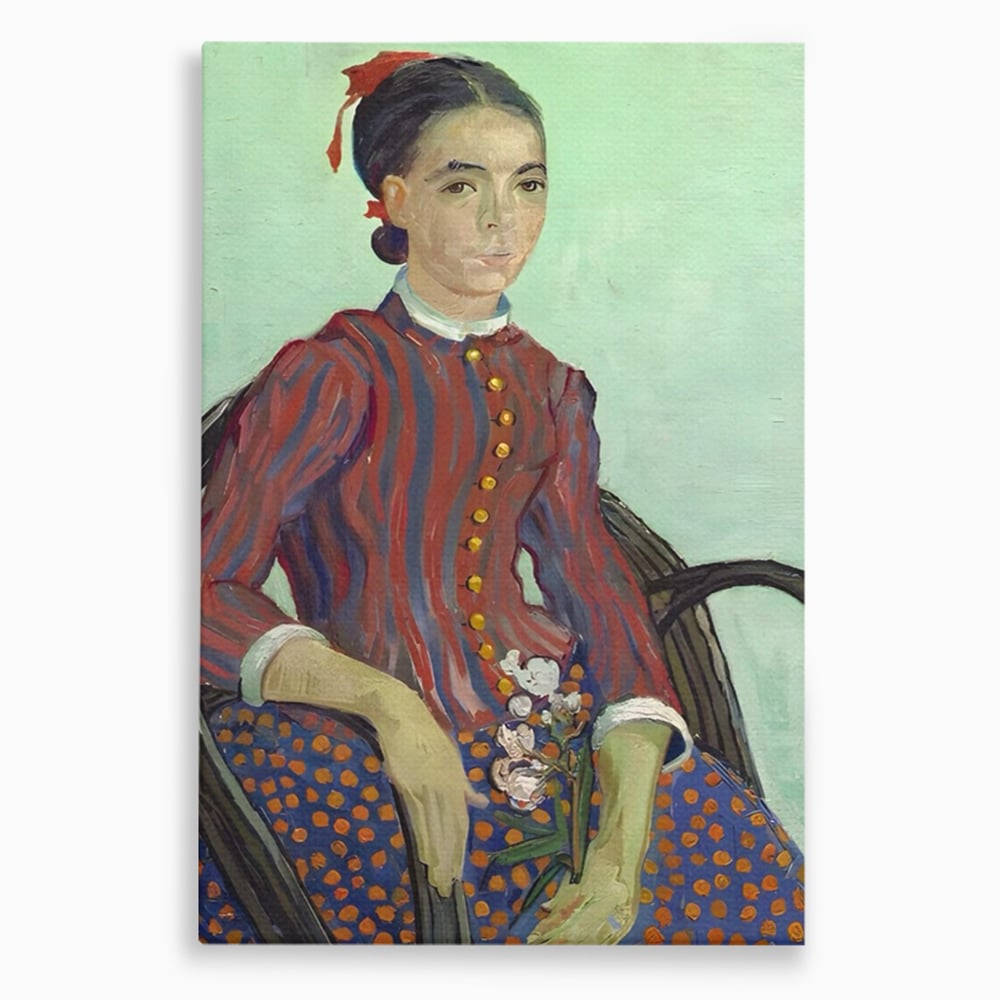 Tablou Canvas Premium LuxCanva® A1462, La Mousme , Galerie De Arta, Van Gogh, Artist, Celebritate, Opera, Room, Culori Vibrante