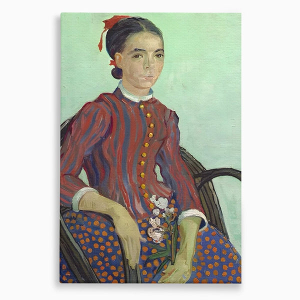Tablou Canvas Premium LuxCanva® A1462, La Mousme , Galerie De Arta, Van Gogh, Artist, Celebritate, Opera, Room, Culori Vibrante