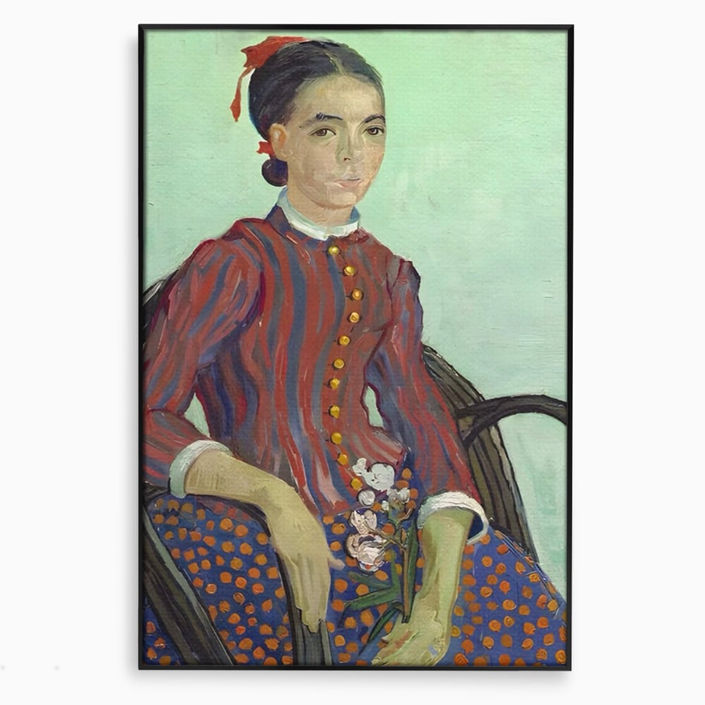 Tablou Canvas Premium LuxCanva® A1462, La Mousme , Galerie De Arta, Van Gogh, Artist, Celebritate, Opera, Room, Culori Vibrante