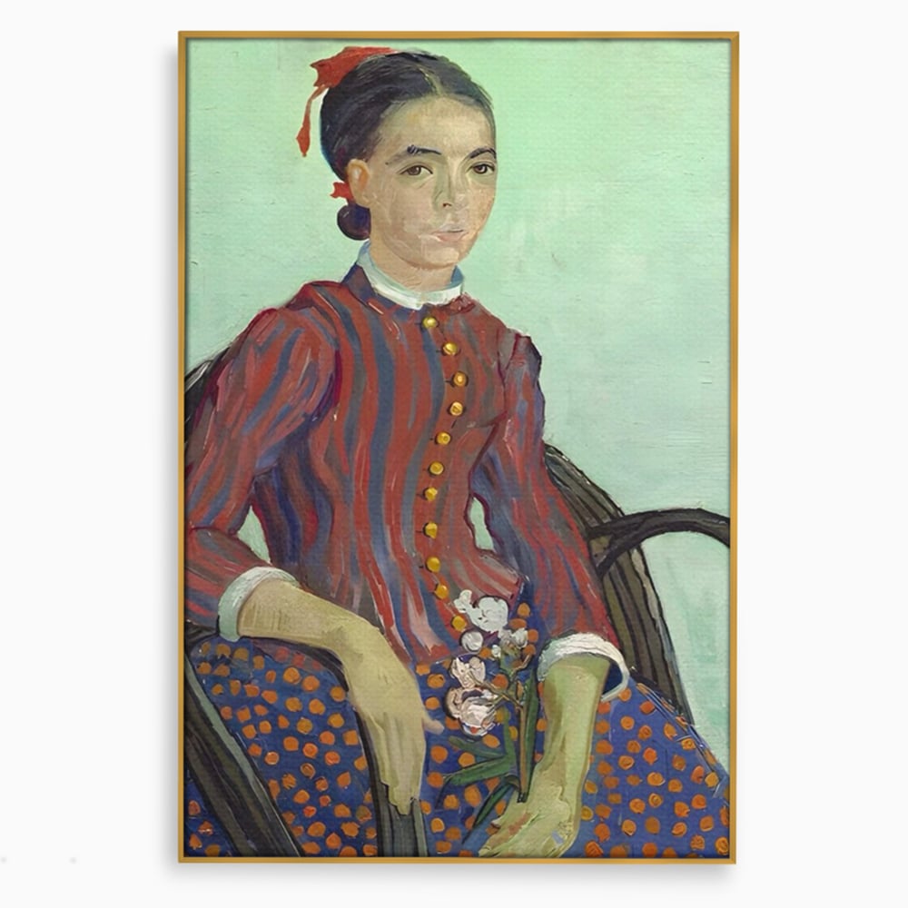 Tablou Canvas Premium LuxCanva® A1462, La Mousme , Galerie De Arta, Van Gogh, Artist, Celebritate, Opera, Room, Culori Vibrante