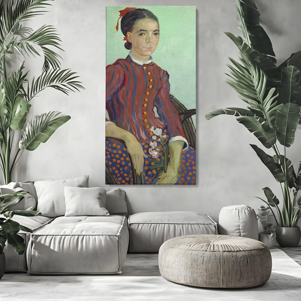 Tablou Canvas Premium LuxCanva® A1462, La Mousme , Galerie De Arta, Van Gogh, Artist, Celebritate, Opera, Room, Culori Vibrante