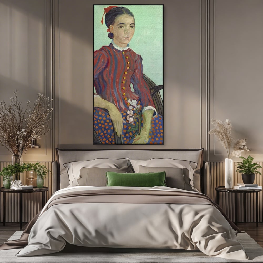 Tablou Canvas Premium LuxCanva® A1462, La Mousme , Galerie De Arta, Van Gogh, Artist, Celebritate, Opera, Room, Culori Vibrante