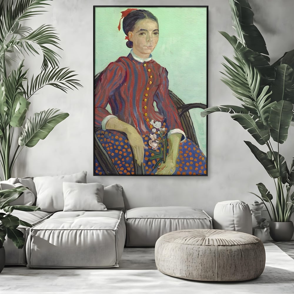Tablou Canvas Premium LuxCanva® A1462, La Mousme , Galerie De Arta, Van Gogh, Artist, Celebritate, Opera, Room, Culori Vibrante