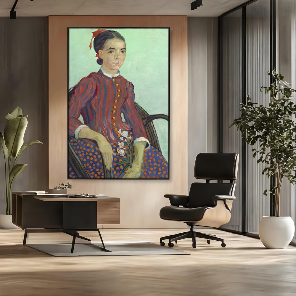 Tablou Canvas Premium LuxCanva® A1462, La Mousme , Galerie De Arta, Van Gogh, Artist, Celebritate, Opera, Room, Culori Vibrante
