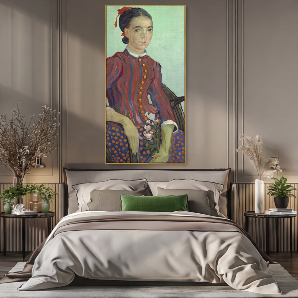 Tablou Canvas Premium LuxCanva® A1462, La Mousme , Galerie De Arta, Van Gogh, Artist, Celebritate, Opera, Room, Culori Vibrante