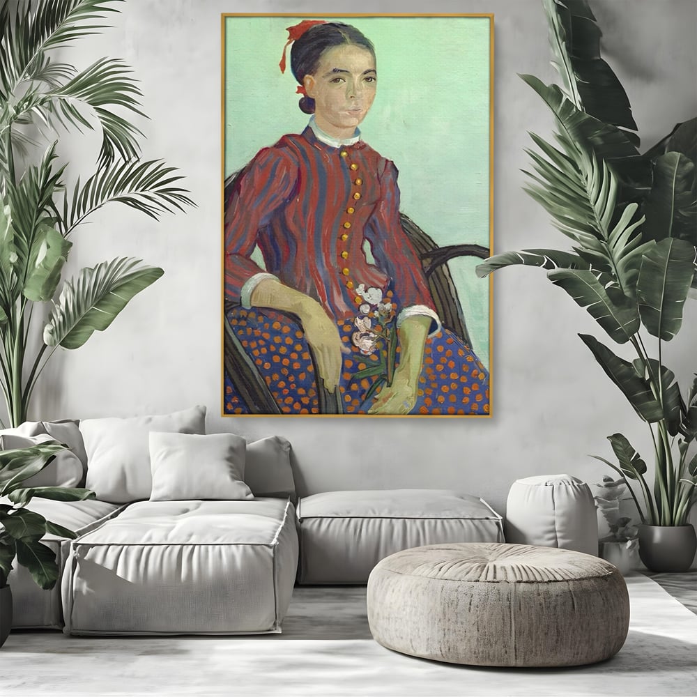 Tablou Canvas Premium LuxCanva® A1462, La Mousme , Galerie De Arta, Van Gogh, Artist, Celebritate, Opera, Room, Culori Vibrante