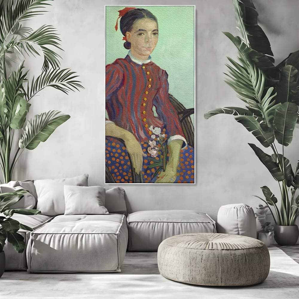 Tablou Canvas Premium LuxCanva® A1462, La Mousme , Galerie De Arta, Van Gogh, Artist, Celebritate, Opera, Room, Culori Vibrante