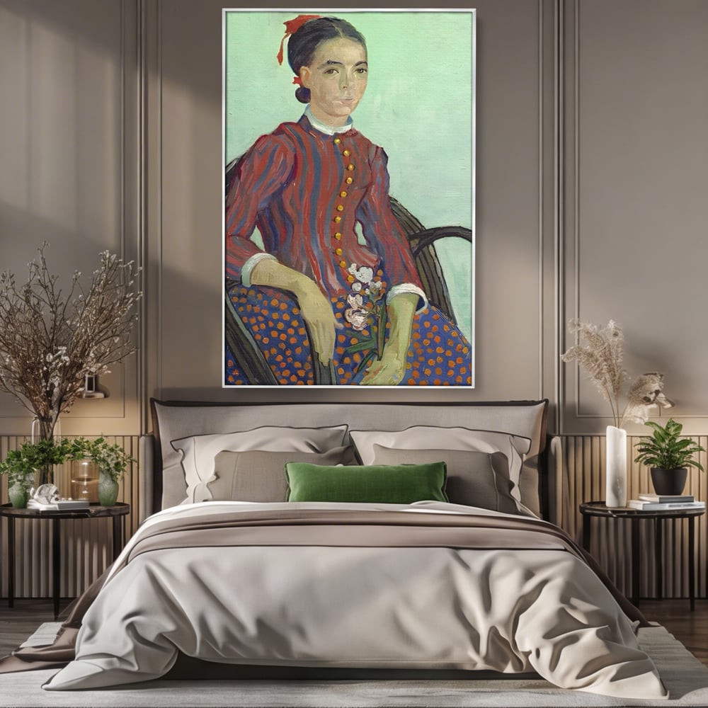 Tablou Canvas Premium LuxCanva® A1462, La Mousme , Galerie De Arta, Van Gogh, Artist, Celebritate, Opera, Room, Culori Vibrante