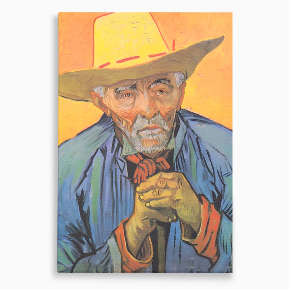 Tablou Canvas Premium LuxCanva® A1466, Portrait Of Patience Escalier , Living, Opera De Arta, Van Gogh, Artist, Portret, Galerie, Culori Vibrante