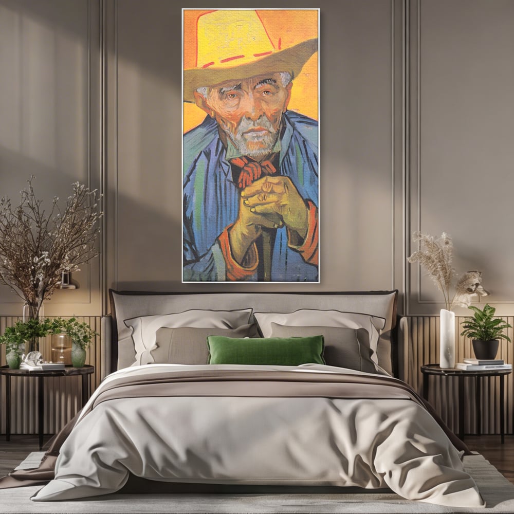 Tablou Canvas Premium LuxCanva® A1466, Portrait Of Patience Escalier , Living, Opera De Arta, Van Gogh, Artist, Portret, Galerie, Culori Vibrante