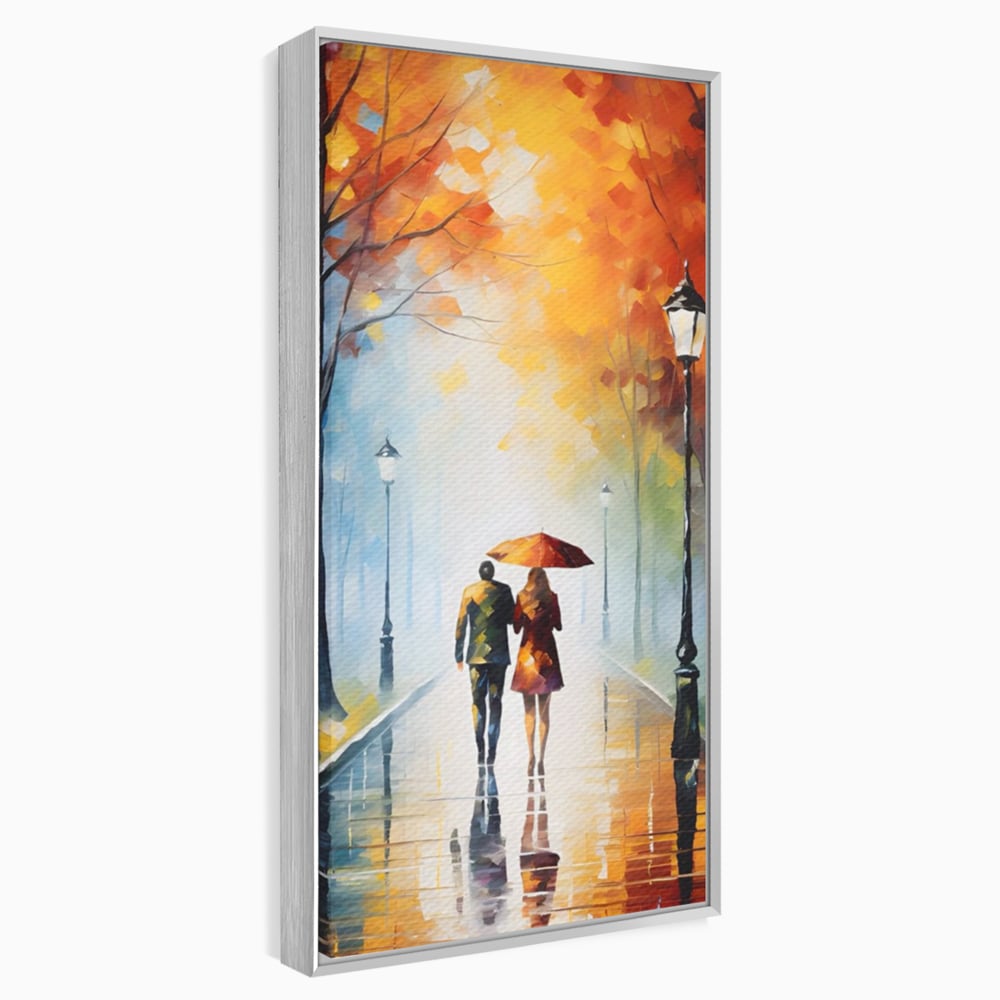 Tablou Canvas Premium LuxCanva® A1470, Aleea Indragostitilor ,  Room, Cuplu, Oameni, Iubire, Plimbare, Dormitor, Culori Vibrante