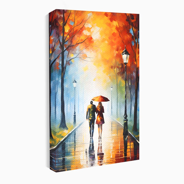 Tablou Canvas Premium LuxCanva® A1470, Aleea Indragostitilor ,  Room, Cuplu, Oameni, Iubire, Plimbare, Dormitor, Culori Vibrante