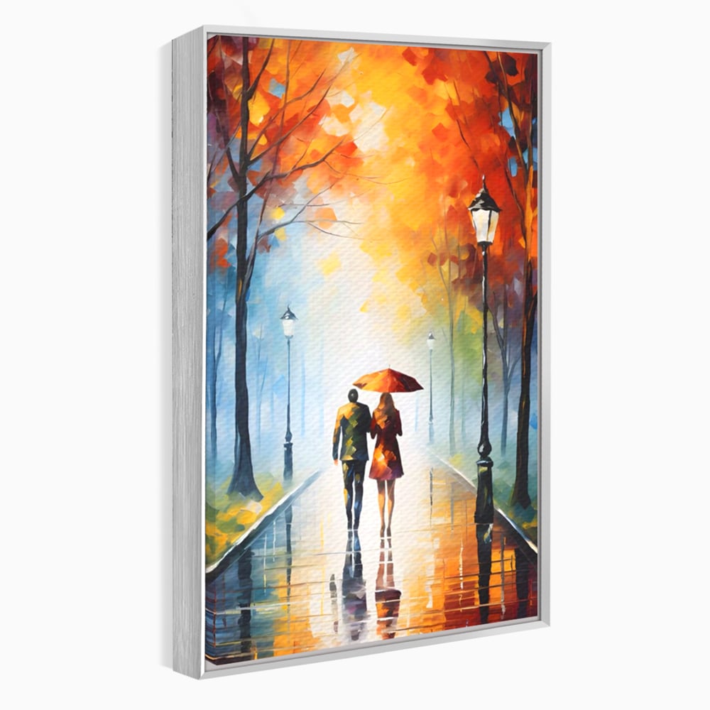 Tablou Canvas Premium LuxCanva® A1470, Aleea Indragostitilor ,  Room, Cuplu, Oameni, Iubire, Plimbare, Dormitor, Culori Vibrante