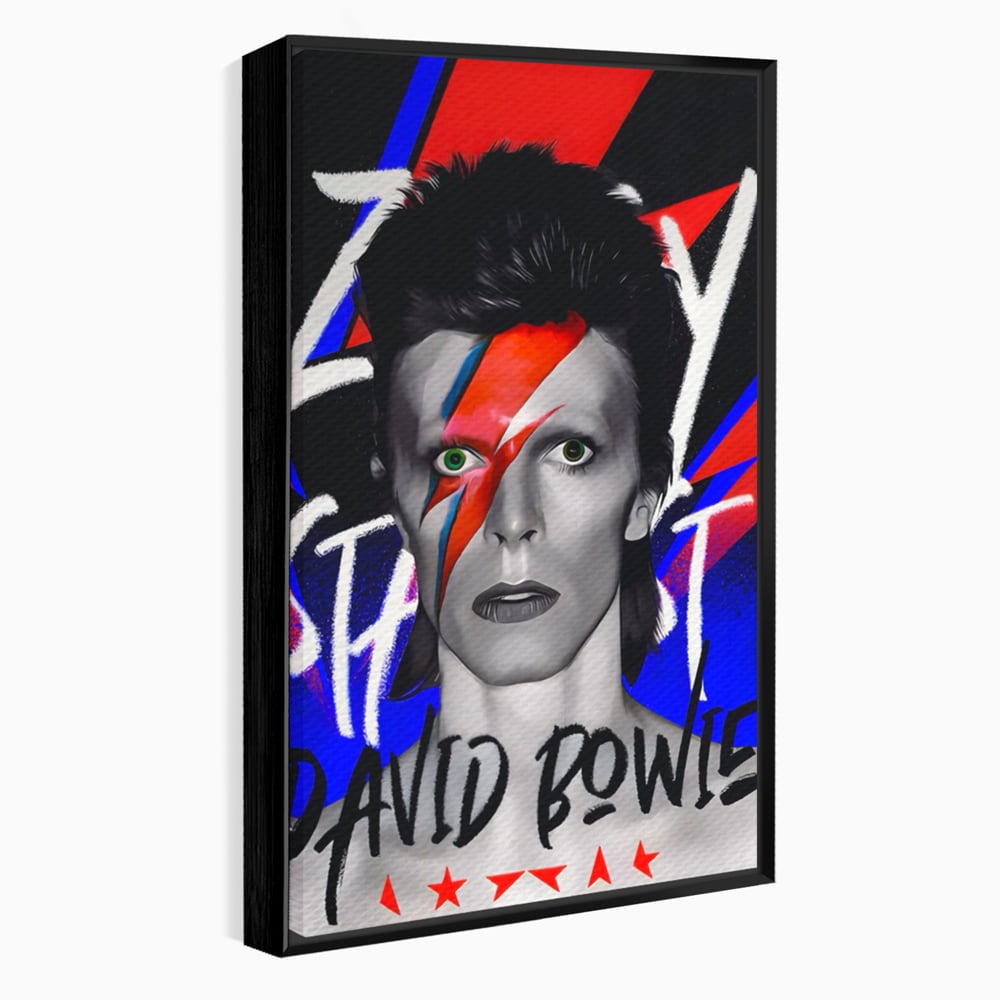 Tablou Canvas Premium LuxCanva® A1477, David Bowie , Dormitor, Cantaret, Compozitor, Artist, Muzica, Room, Culori Vibrante