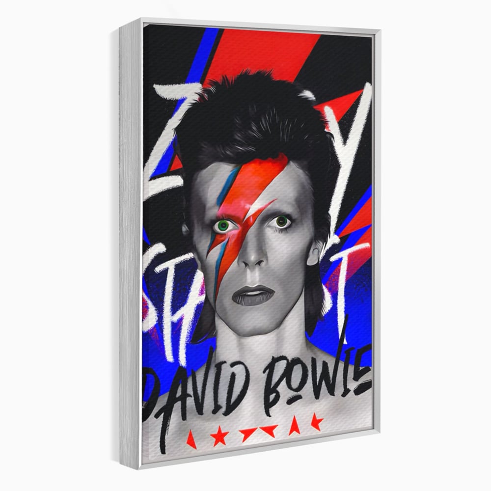 Tablou Canvas Premium LuxCanva® A1477, David Bowie , Dormitor, Cantaret, Compozitor, Artist, Muzica, Room, Culori Vibrante