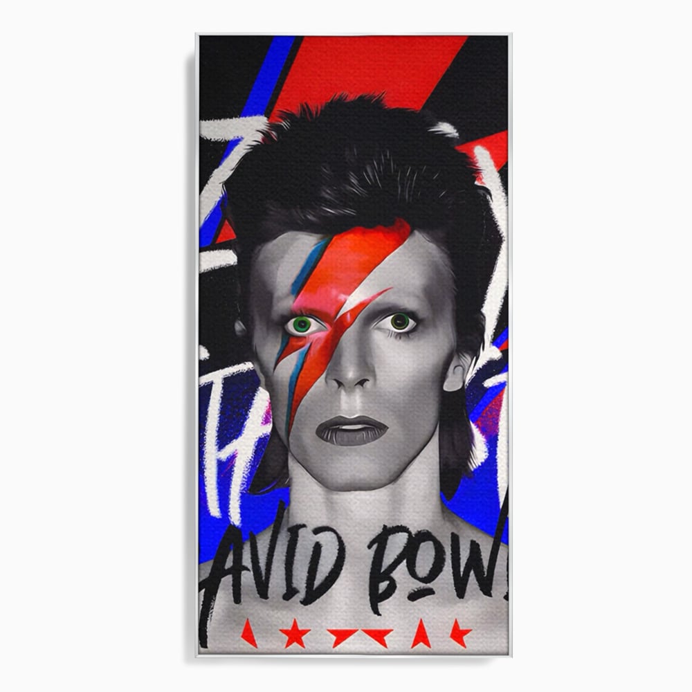 Tablou Canvas Premium LuxCanva® A1477, David Bowie , Dormitor, Cantaret, Compozitor, Artist, Muzica, Room, Culori Vibrante