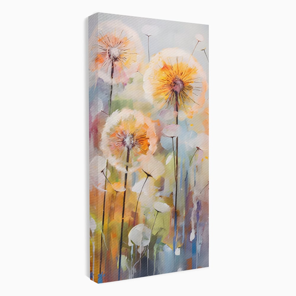 Tablou Canvas Premium LuxCanva® A1479, Averse Florale , Living, Papadie, Petale, Zbor, Room, Culori Vibrante