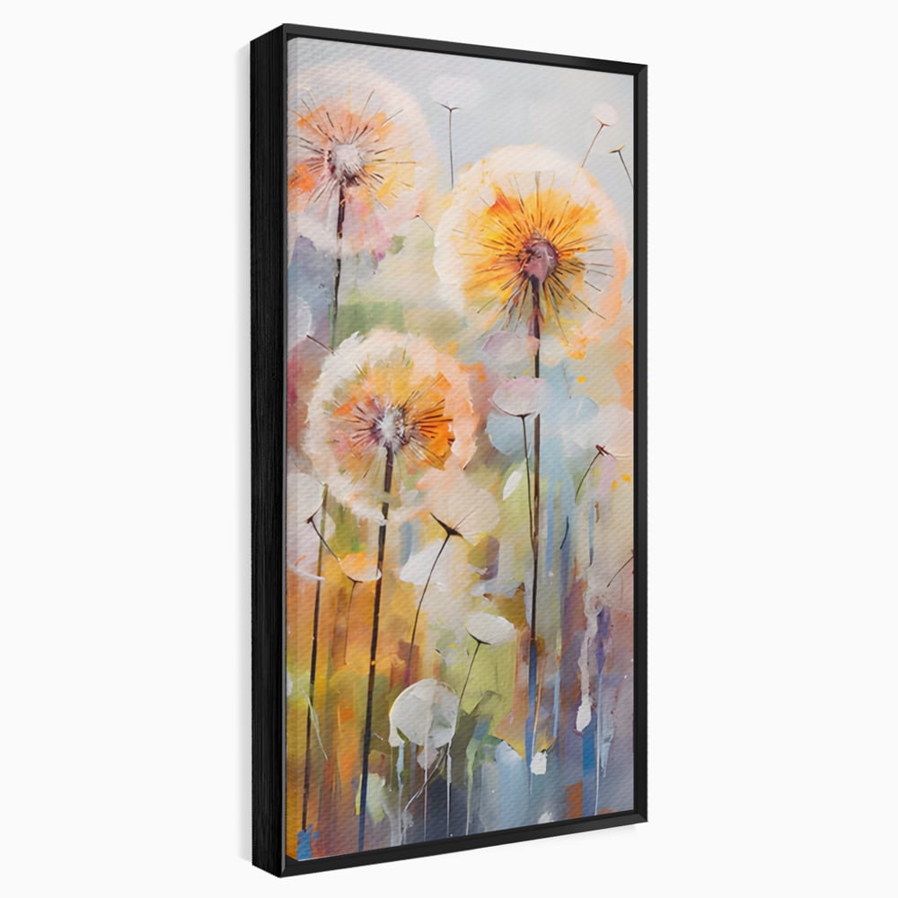 Tablou Canvas Premium LuxCanva® A1479, Averse Florale , Living, Papadie, Petale, Zbor, Room, Culori Vibrante