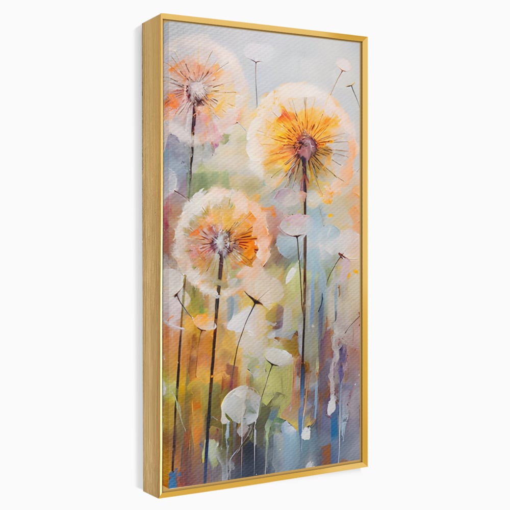 Tablou Canvas Premium LuxCanva® A1479, Averse Florale , Living, Papadie, Petale, Zbor, Room, Culori Vibrante