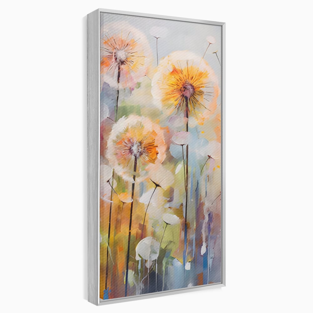 Tablou Canvas Premium LuxCanva® A1479, Averse Florale , Living, Papadie, Petale, Zbor, Room, Culori Vibrante