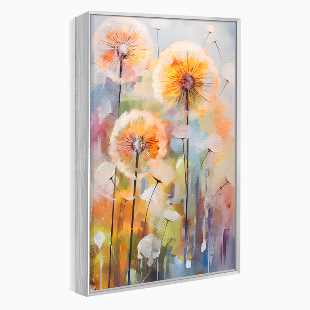 Tablou Canvas Premium LuxCanva® A1479, Averse Florale , Living, Papadie, Petale, Zbor, Room, Culori Vibrante