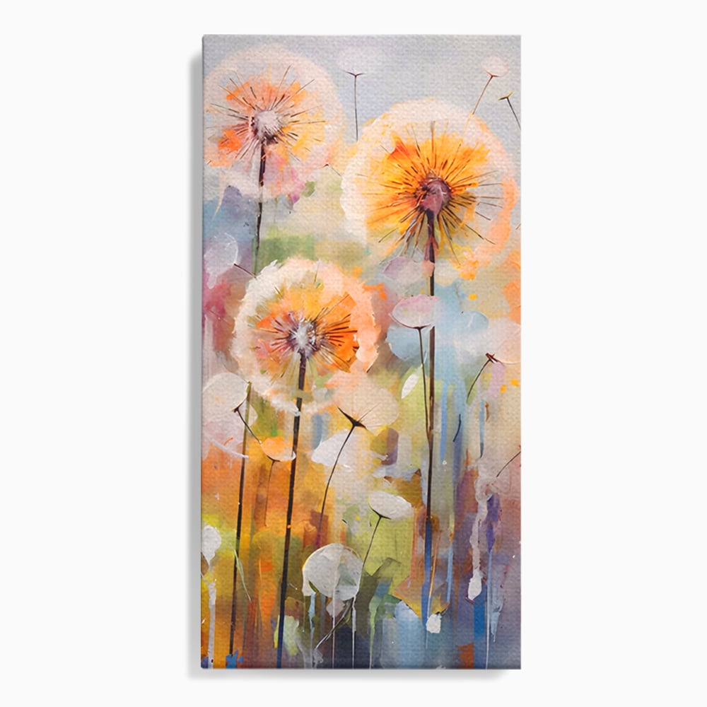 Tablou Canvas Premium LuxCanva® A1479, Averse Florale , Living, Papadie, Petale, Zbor, Room, Culori Vibrante
