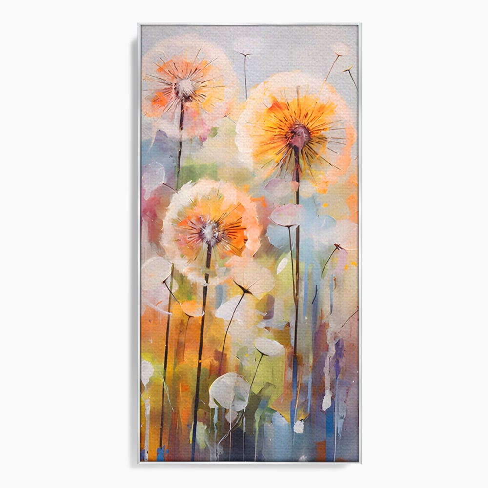 Tablou Canvas Premium LuxCanva® A1479, Averse Florale , Living, Papadie, Petale, Zbor, Room, Culori Vibrante