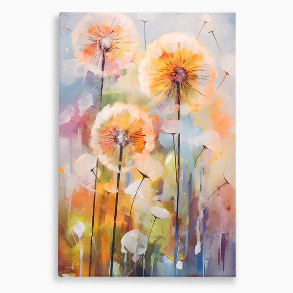 Tablou Canvas Premium LuxCanva® A1479, Averse Florale , Living, Papadie, Petale, Zbor, Room, Culori Vibrante